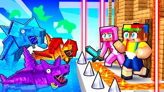 SMILING CRITTER SHARKS vs The Most Secure House In Minecraft!