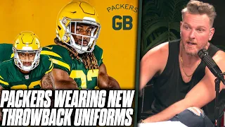 Packers Wearing 1950's Inspired Throwback Uniforms | Pat McAfee Reacts