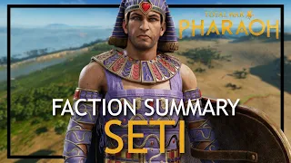 Seti Faction Summary in Total War: Pharaoh