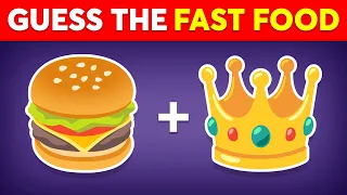 Guess The Fast Food Place by Emoji? 🍔 Monkey Quiz