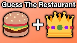 Guess The Fast Food Restaurant From Emojis