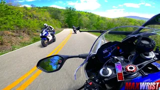 Chasing a FAST 701 SuperMoto on The  Dragon