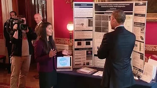 President Obama Tours the 2015 White House Science Fair Exhibits
