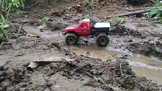 4X4 RC CAR WPL C14 WENT OVER BRIDGES and SLOPES UNTIL GEARBOX BROKE