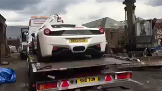 Полицейские случайно уничтожили Ferrari стоимостью 260 тысяч долларов
