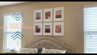 HOW TO: Hanging IKEA Ribba Picture Frames