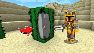 Minecraft HIDDEN SECRET ITEMS INSIDE CACTUS HOUSE MOD / DANGEROUS TNT AND SPAWNERS !! Minecraft Mods