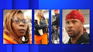 Police seek suspects who punched woman on subway