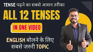 All 12 Tenses Explained with Practice | Tenses in English Grammar | English Speaking Practice