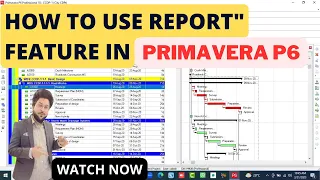How to Prepare Reports on Primavera p6 | Project Reporting | #Primaverap6 #planningengineer