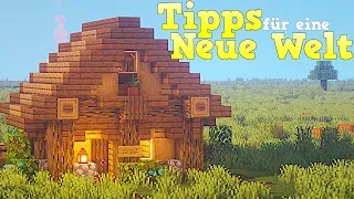 ✅ 6 Tipps für eine neue Welt in Minecraft | LarsLP