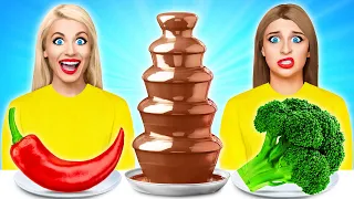 Chocolate Fountain Fondue Challenge by Multi DO Food
