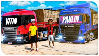 FIZ UMA VIAGEM DE CAMINHÃO COM O @PAULINHOGTA5 🤝🏄‍♂️ | GTA 5 VIDA REAL #539