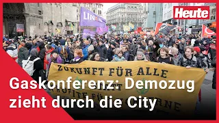 Großdemo gegen Gaskonferenz legt die Wiener City lahm