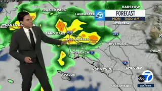 Here's when the rain will reach Southern California