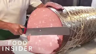 How Giant Italian Mortadella Sausage Is Made | Regional Eats