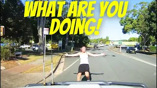 Road Rage  Bad Drivers Hit and Run Brake Check  Instant Karma / Dashcam Tesla Cam / How To Drive