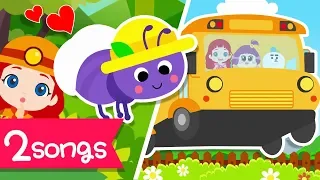 Kids song | The Wheels on the bus | The Ants Go Marching | LittleTooni song | Eng. Subtitles