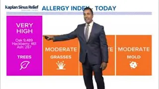 Houston, Texas weather: A BIG jump in pollen today