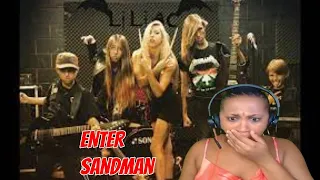 Enter Sandman - Liliac (Official Cover Music Video) First Time Reaction