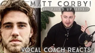 Vocal Coach Reacts! Matt Corby! All Fired Up Live!