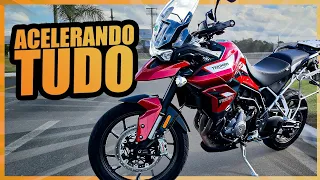 TESTE COMPLETO COM A TRIUMPH TIGER 900 GT PRO NA RODOVIA *ANDA DEMAIS*