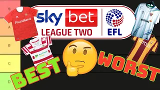 🔴⚪️ Ranking All the league two teams Home kit for the 22/23 season! #league2 #efl