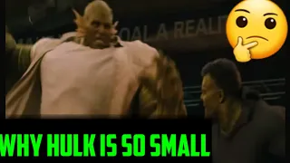 WHY SIZE OF HULK IS SO SMALL IN SHE HULK 😅🤔😨 #shorts #marvel  #hulk @PJExplained