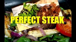 Perfect pan - FRIED STEAK With Salad 2018 | Chef Ricardo Cooking Shows
