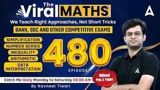 Bank Exams | Simplification | Number Series | Inequality | Arithmetic & DI By Navneet Tiwari