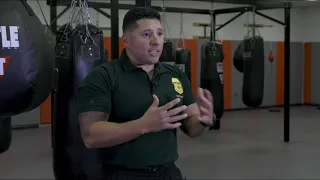 Border Patrol Academy Physical Techniques Department curriculum overview.