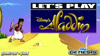 Aladdin Full Playthrough (Sega Genesis) | Let's Play #374 - Difficult Mode
