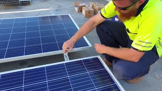 Clenergy PV-ezRack® Universal Clamp Installation Demo