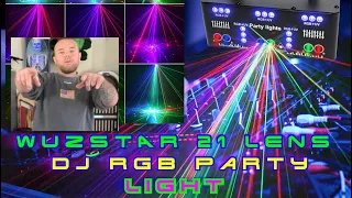 RGB DJ light 21 lens