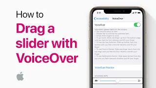 How to fine-tune a slider using VoiceOver on your iPhone and iPad – Apple Support