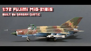 MiG-21Bis Soviet VVS 1/72 Fujimi Plastic Model Full Video Build