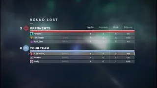 Destiny 2 Competitive 0-3 Comeback