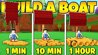 MICRO BLOCK BUILDING CHALLENGE! (1 Minute, 10 Minutes, 1 Hour) Build a Boat