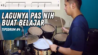 BELAJAR DRUM LAGU MUDAH UNTUK MELANCARKAN BEAT / RHYTHM || TROUBLE IS A FRIEND