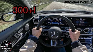 2022 Mercedes-Benz E63S AMG on Autobahn!