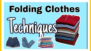 DIFFERENT WAYS ON HOW TO FOLD CLOTHES| #foldingclothes