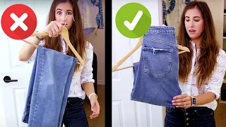 Hanging & Folding Hacks That'll Change Your Closet FOREVER!