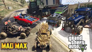 GTA 5 - Stealing MADMAX Vehicles with Franklin! (Real Life Cars #08)