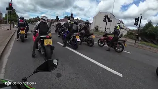 Kawasaki ninja 125 making new friends at the ace cafe box hill and more