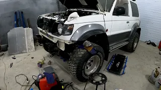 За вершили ещё один проект! 3uz 6 speed vs Pajero 2