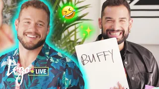 Colton Underwood Earns His "Gay Card" w/ Johnny Sibilly 😂🌈 Logo Live