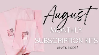 AUGUST 2023 MONTHLY PLANNER SUB KIT REVEAL - THE ROSEY LIFE PLANNER