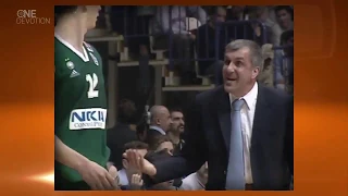 Euroleague Final Four 2002 - Kutluay and Obradovic talk about Panathinaikos win