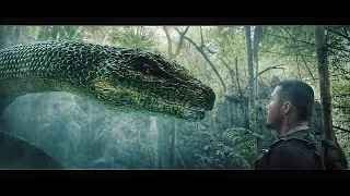 Snakes (2018): giant snake killing scene | tamil dubbed movie scene | soldiers fight against snake