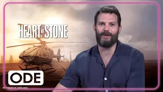 Jamie Dornan 'Happy' That He Didn't Have To Sing in Heart Of Stone 😂🎤